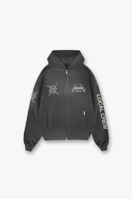 REPRESENT X METALLICA™️ LOCAL CREW ZIP HOODIE