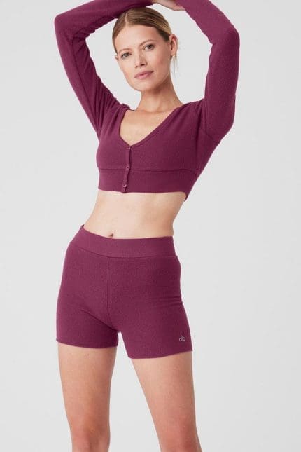 Alolux Cropped Me Time Cardigan