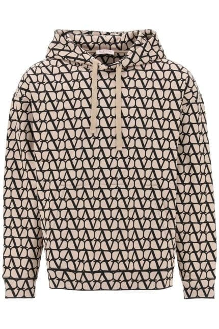 Valentino Drawstring Long-Sleeved Hoodie