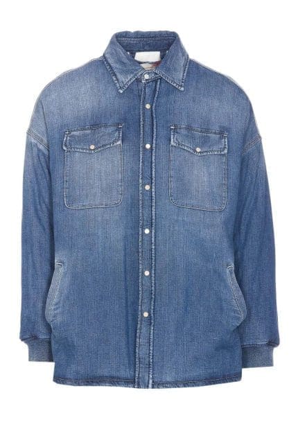 Alexander McQueen Long Sleeved Denim Shirt