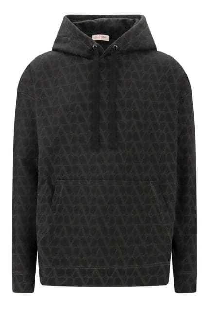 Valentino Drawstring Long-Sleeved Hoodie
