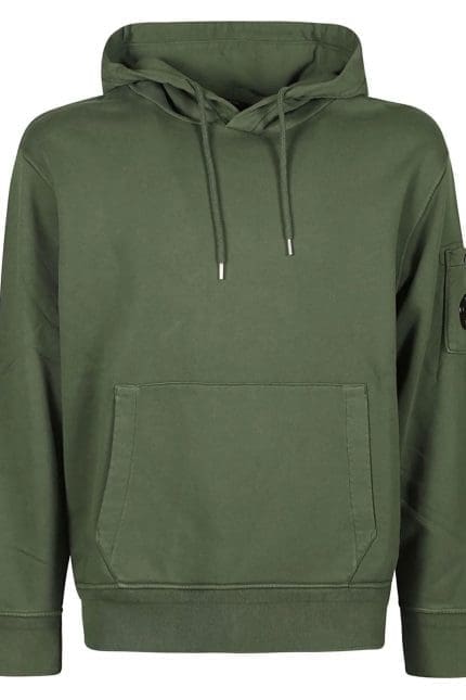 C.P. Company Lens Detailed Drawstring Hoodie