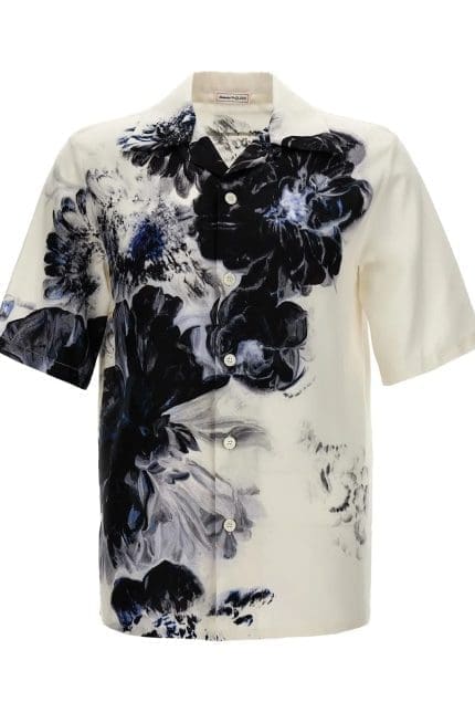 Alexander McQueen Dutch Flower Short Sleeved Shirt