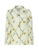 Burberry Floral Printed Sleeved Shirt